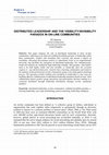 Research paper thumbnail of Distributed Leadership and the Visibility/Invisibility Paradox in Online Communities