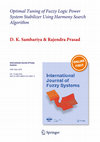 Research paper thumbnail of D. K. Sambariya and R. Prasad, "Optimal Tuning of Fuzzy Logic Power System Stabilizer Using Harmony Search Algorithm," International Journal of Fuzzy Systems, pp. 1-14, 2015/06/17 2015.