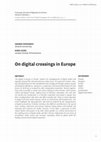 Research paper thumbnail of On Digital Crossings in Europe