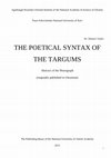 Research paper thumbnail of The Poetical Syntax of the Targums : a Monograph (Ostroh, Ukraine: The Publishing House of the National University of Ostroh Academy, 2015). In Ukrainian, the abstract in English. 