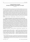 Research paper thumbnail of Contested Practices of Control: Psychiatric and Religious Mental Health Care in India.