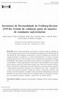 Research paper thumbnail of Inventário de Personalidade de Freiburg-Revisto (FPI-R): estudo de validação junto de amostra de estudantes universitários