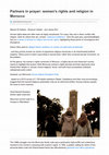 Research paper thumbnail of Partners in prayer: women's rights and religion in Morocco
