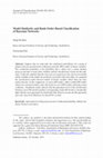 Research paper thumbnail of Model Similarity and Rank-Order Based Classification of Bayesian Networks