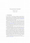 Research paper thumbnail of Non-propositional evidentiality