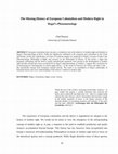 Research paper thumbnail of Chad Kautzer, "The Missing History of European Colonialism and Right in Hegel’s Phenomenology," Online Journal of Hegelian Studies/ Revista Eletrônica Estudos Hegelianos 12:19 (2015): 81-114