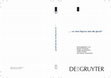 Research paper thumbnail of „... vor dem Papyrus sind alle gleich!“ Papyrologische Beiträge zu Ehren von Bärbel Kramer. APF Beiheft 27, Berlin 2009.
