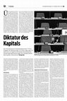 Research paper thumbnail of Diktatur des Kapitals: Die vier großen Mythen über TTIP [Dictatorship of Capital: The Four Great Myths of TTIP]