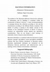 Research paper thumbnail of BACONIAN INFORMATICS