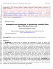 Research paper thumbnail of Segregation and integration of information: extended Dual-Aspect Monism framework