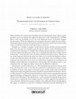 Research paper thumbnail of 2013. “Music is a Plane of Wisdom: Transmissions From the Offworlds of Afrofuturism.” Dancecult: Journal of Electronic Dance Music Culture 5 (2): 2–6.