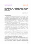 Research paper thumbnail of Novas perspectivas para as publicações acadêmicas em Ciências Sociais no século XXI: transformações sociais, digitais e epistemológicas