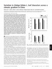 PDF) Ginkgo Biloba A Global Treasure