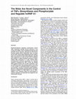 Research paper thumbnail of The Mnks Are Novel Components in the Control of TNFα Biosynthesis and Phosphorylate and Regulate hnRNP A1