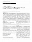 Research paper thumbnail of Rare variation in course and affluence of internal iliac vein due to its anatomical and surgical significance