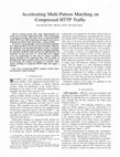 Research paper thumbnail of Accelerating Multipattern Matching on Compressed HTTP Traffic