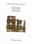 Research paper thumbnail of Demotische Dokumente aus Dime II: Quittungen. DDD II, Wiesbaden 2006.