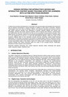 Research paper thumbnail of Design Criteria for Interactive E-Books and Interactive Content Based Teaching Apps for Learners with Autism Spectrum Disorder