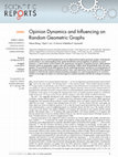 Research paper thumbnail of Opinion dynamics and influencing on random geometric graphs