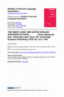 Research paper thumbnail of The NNEST Lens: Non Native English Speakers in TESOL