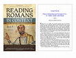 Research paper thumbnail of "Philo of Alexandria and Romans 5.12-21", in Reading Romans in Context: Paul and Second Temple Judaism, eds. Blackwell, Goodrich, Maston (Grand Rapids: Zondervan Academic, 2015), chapter 8.