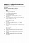 Research paper thumbnail of New Review of Film and Television Studies 14:1 (March 2016) Special Issue on Film Festivals: Origins and Trajectories