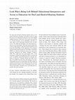 Research paper thumbnail of Look Who's Being Left Behind: Educational Interpreters and Access to Education for Deaf and Hard-of-Hearing Students