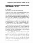 Research paper thumbnail of Escaping Slavery and Building Diasporic Communities in French Soudan and Senegal, ca. 1880–1940