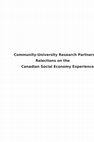 Research paper thumbnail of Community University Research: The Southern Ontario Social Economy Research alliance