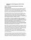 Research paper thumbnail of Business School Engagement with the Social Economy