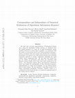 Research paper thumbnail of Correspondence and Independence of Numerical Evaluations of Algorithmic Information Measures