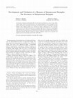 PDF) Measures of Positive Psychology: Development and Validation