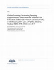 PDF) Teaching in an online learning context