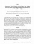 Research paper thumbnail of Analysis of Desertification in the Upper East Region (UER) of Ghana Using Remote Sensing, Field Study, and Local Knowledge