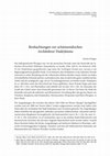 Research paper thumbnail of Beobachtungen zur achämenidischen Architektur Daskyleions