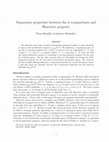Research paper thumbnail of Separation properties between the σ-compactness and Hurewicz property