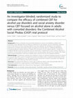 Research paper thumbnail of BMC Psychiatry | Full text | An investigator-blinded
