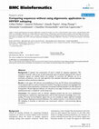 Research paper thumbnail of Comparing sequences without using alignments: Application to HIV/SIV subtyping