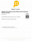 Research paper thumbnail of Shelley's Unsung Muse: Eliza O'Neill and the Inspiration Behind THE CENCI