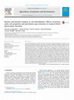 Research paper thumbnail of Biochar and biochar-compost as soil amendments: Effects on peanut yield, soil properties and greenhouse gas emissions in tropical North Queensland, Australia