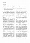Research paper thumbnail of The special column of aquatic invasive species science