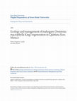 Research paper thumbnail of Ecology and management of mahogany (Swietenia macrophylla King) regeneration in Quintana Roo, Mexico