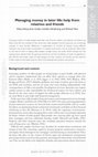 Research paper thumbnail of Managing money in later life: help from relatives and friends