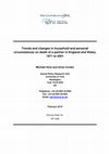 Research paper thumbnail of Trends and changes in household and personal circumstances on death of a partner in England and Wales, 1971 to 2001