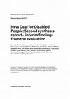 Research paper thumbnail of New Deal for Disabled People: Second Synthesis Report: Interim Findings from the Evaluation