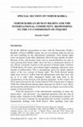 Research paper thumbnail of North Korean human rights and the international community: responding to the UN Commission of Inquiry (2015)