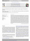 Research paper thumbnail of Potassium phosphite primes defense responses in potato against Phytophthora infestans
