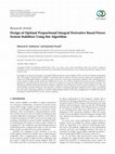Research paper thumbnail of D. K. Sambariya and R. Prasad, "Design of Optimal Proportional Integral Derivative Based Power System Stabilizer Using Bat Algorithm," Applied Computational Intelligence and Soft Computing, vol. 2016, p. 22, 2016.