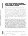Research paper thumbnail of Current status of groundwater arsenic and its impacts on health and mitigation measures in the Terai basin of Nepal: An overview