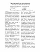Research paper thumbnail of An evaluation of wearable information spaces